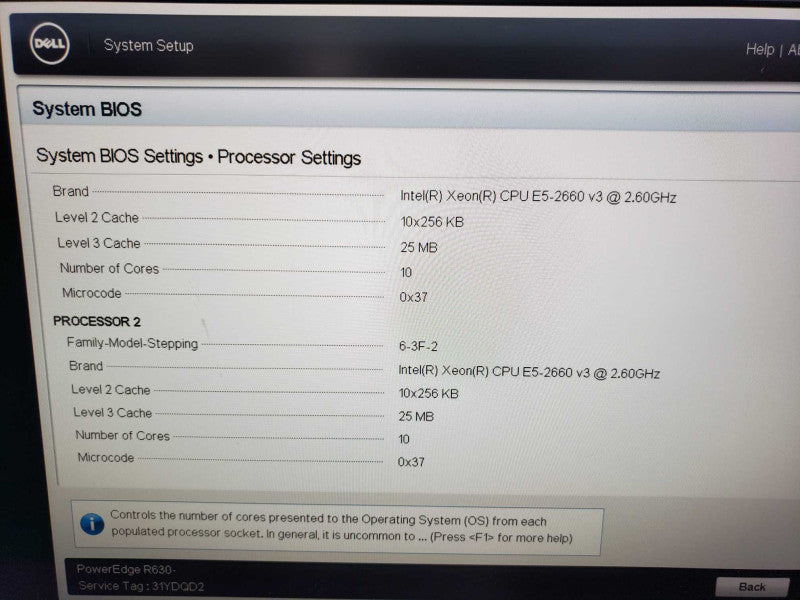 Dell PowerEdge R630 2x Xeon E5-2660 v3 @ 2.6GHz 192GB DDR4 2x 750W PSU )