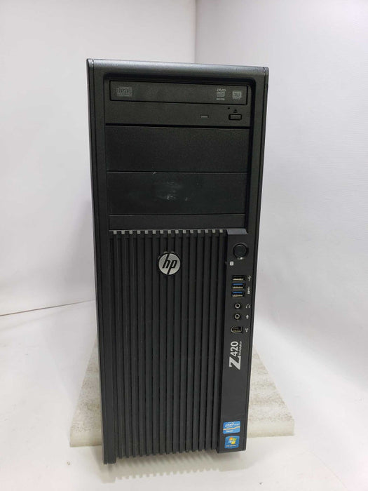 HP Z420 Workstation 1x Xeon E5-1620 @ 3.60GHz 32 GB RAM NVS 300 GPU *READ* )