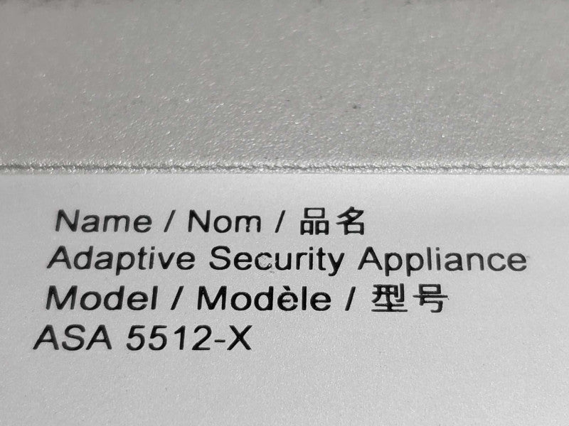 ASA5512-K9 Cisco ASA5512-X Firewall Security Appliance, READ* ~