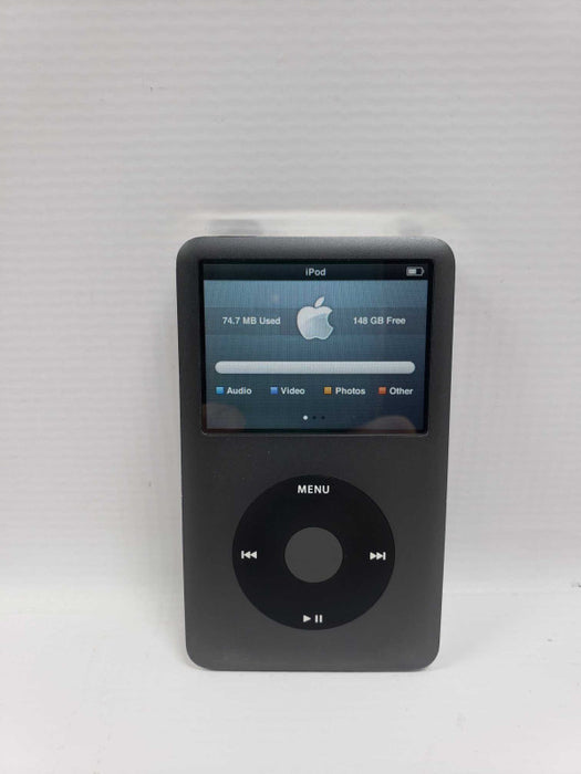 Apple iPOD 7th Gen Classic BLACK 160GB MP3 Player A1238 )