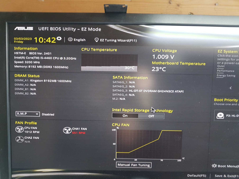 Custom PC i5-4460 @ 3.20ghz / 8gb ram / AMD Radeon R5 430 / H97M-E #