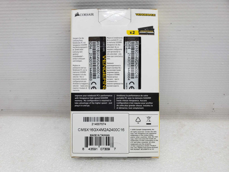 Corsair Vengeance 16GB (2x8GB) DDR4-2400MHz Laptop RAM (