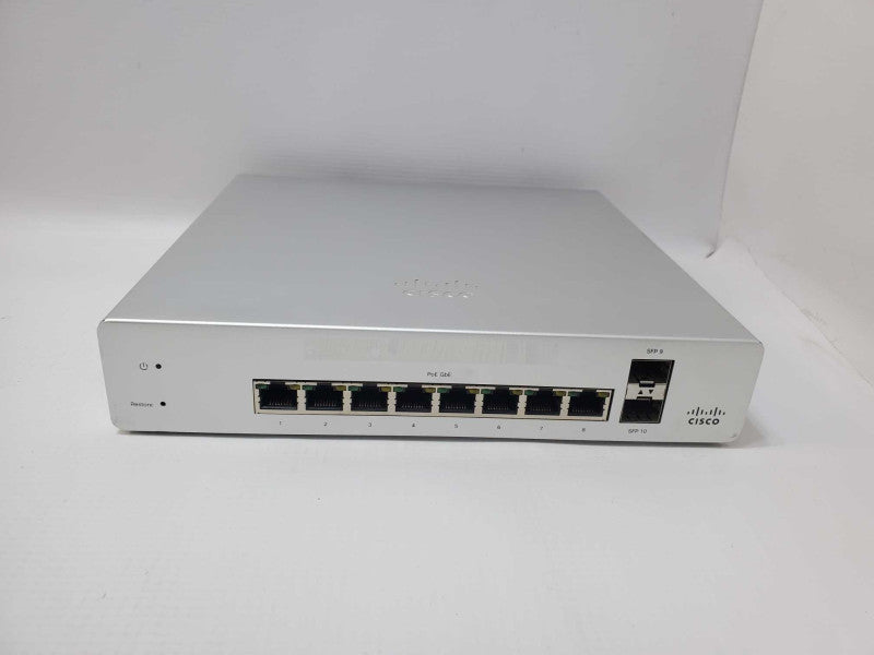 Cisco Meraki MS220-8P-HW 8 Port Desktop Gigabit Ethernet Switch Unclaimed Q~