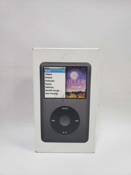 Apple iPod Classic 7th Generation A1238 160GB Gray With Box )