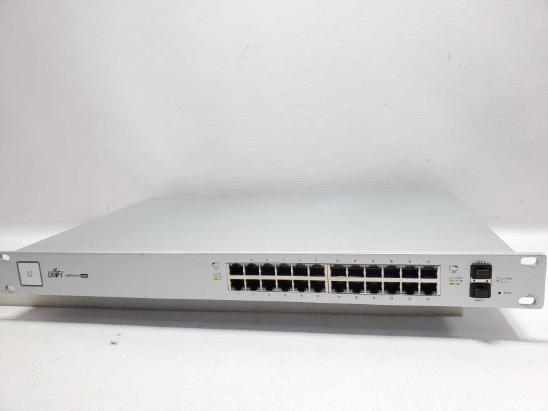 UBIQUITI UNIFI US-24-500W 24 Port PoE+ Network Switch Rack Mountable ~