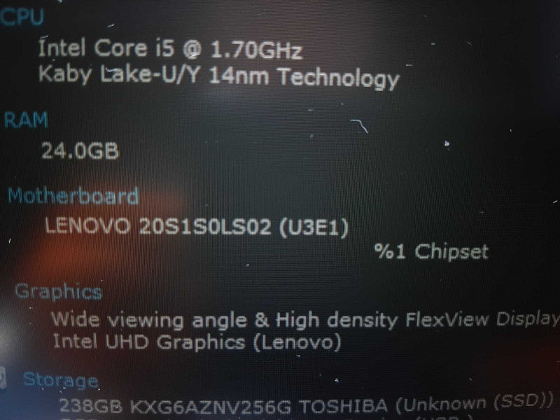 Lenovo Thinkpad T14 i5-10310U @ 1.70GHz 24GB DDR4 256GB NVme 14\\" $