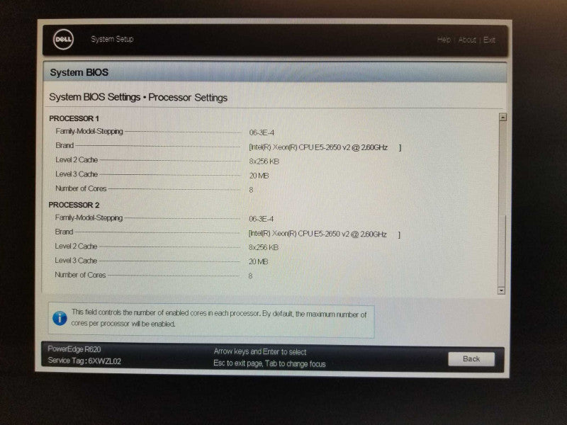 Dell PE R620, 2x Xeon E5-2650v2 2.6GHz, 96GB ECC DDR3, H710Mini, 2x PSU, 2.5\\" _