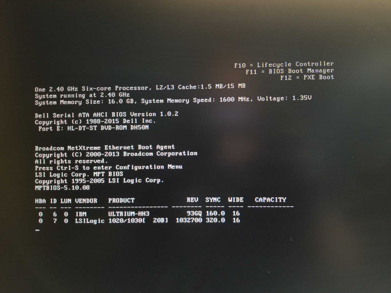 Dell PE T420, 1x Xeon E5-2430L v2 2.4GHz, 16GB, 2x PSU, H710, LTO3 Drive, 3.5 _