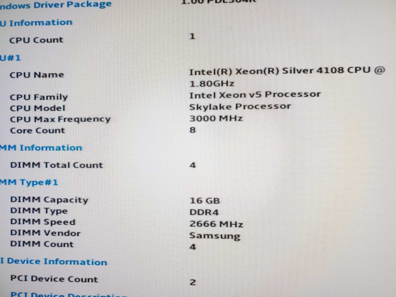 Lenovo ThinkSystem SR650 8x 2,5\\" 1x Xeon Silver 4108 1.8GHz 8C/64GB, NO HDDs ~