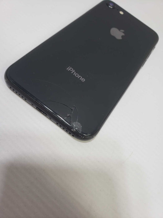 Apple iPhone 8 - 64GB - Black (Unlocked) **READ** )
