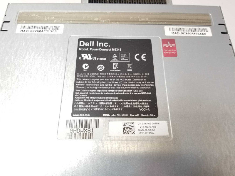 DELL PowerConnect M6348 Ethernet 48-Port Switch for PowerEdge M1000E _
