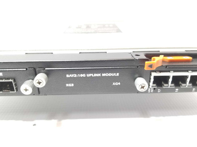 Dell PowerConnect M6220 0GM069 blade switch w/ 0U691D 10GE SFP+ Module Q_