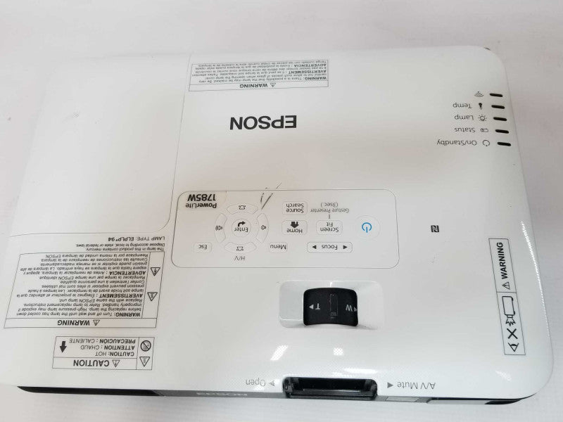 Epson PowerLite 1785W LCD Projector H793A, Read _