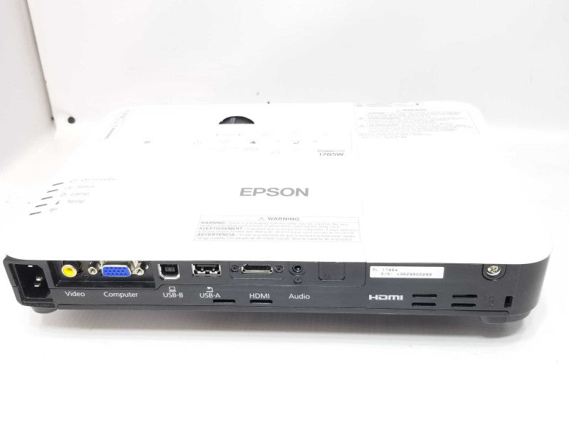 Epson PowerLite 1785W LCD Projector H793A, Read _