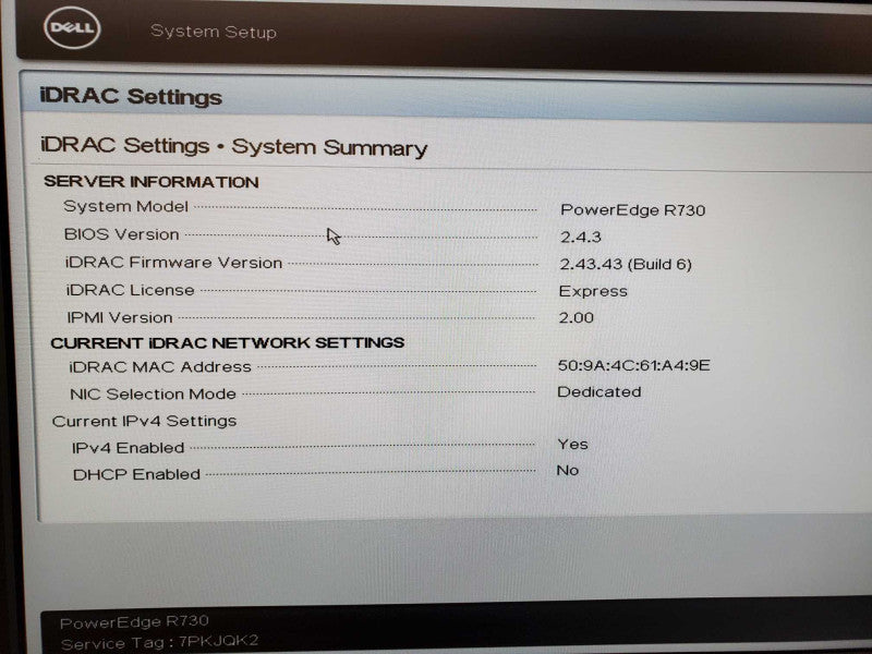 Dell PowerEdge R730 2x Xeon E5-2637 v4 @ 3.5GHz 64GB DDR4 850GB SSD H730 Mini (