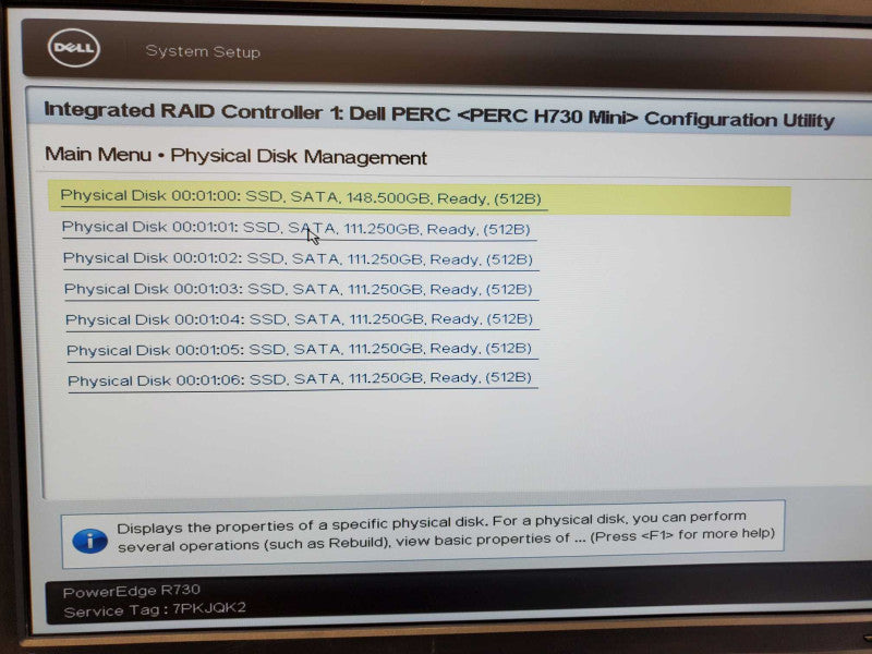Dell PowerEdge R730 2x Xeon E5-2637 v4 @ 3.5GHz 64GB DDR4 850GB SSD H730 Mini (