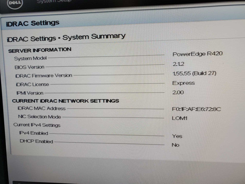 Dell PE R420 2x Xeon E5-2420 1.9GHz 6C/64GB ECC, PERC H710Mini NO HDDs ~