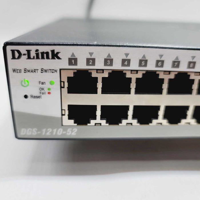 D-Link DGS-1210-52 B1 48 Port Gigabit Smart Network Switch Rack 1U =