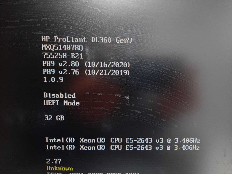 HP DL360 G9 2x Xeon E5-2643 v3 3.4GHz 32GB No RAID 8x2.5\\" $