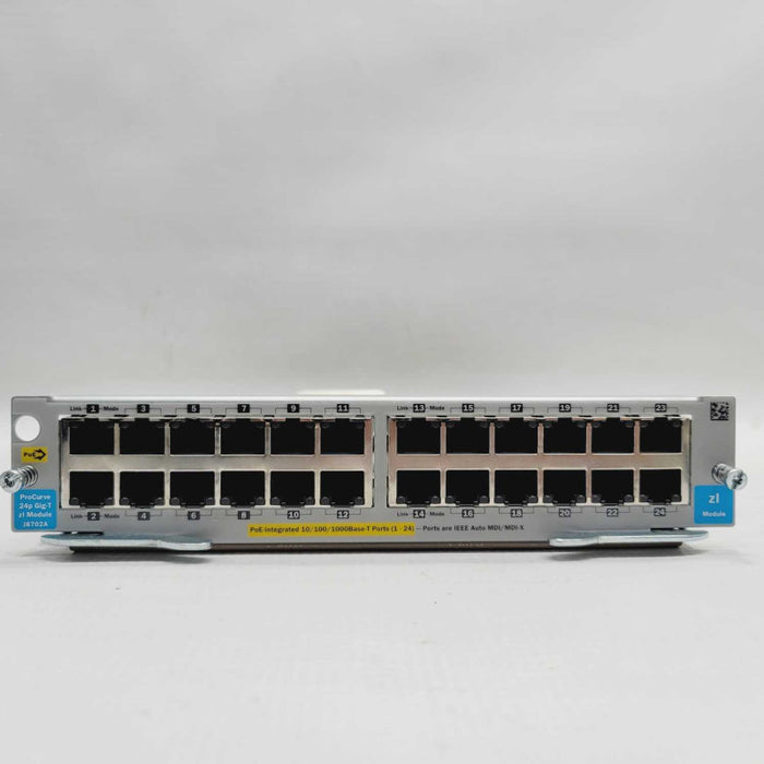 HP J8702A ProCurve 24-port 10/100/1000Base-T PoE Switch 24p Gig-T zl Module =