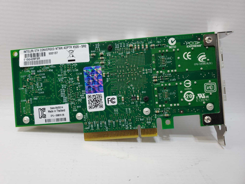 Intel X520-SR2 10GB Half Height Ethernet Adapter SFP+  (