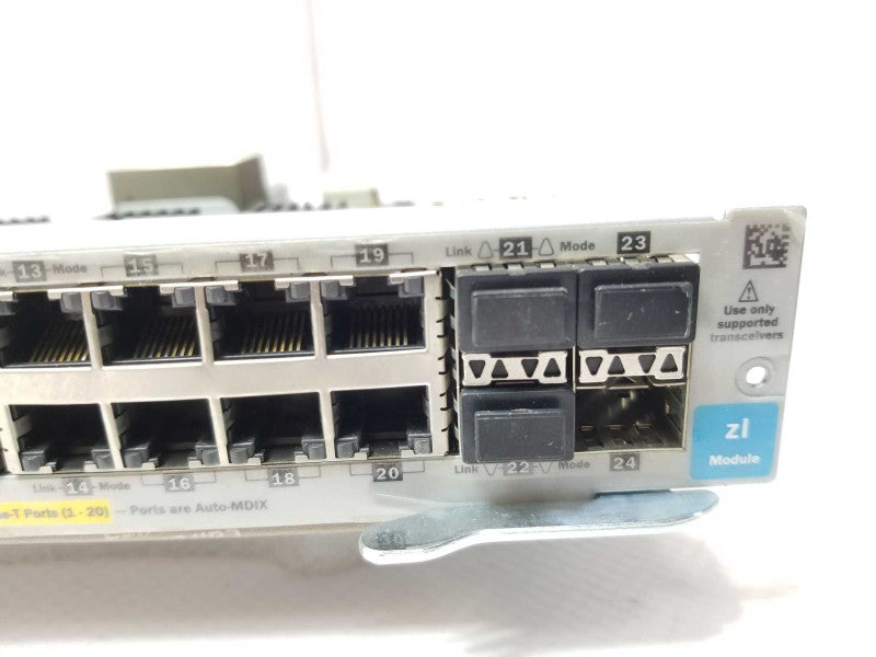 HP Gig-T/SFP v2 zl Mod 24 Port Ethernet Network Module J9535A _