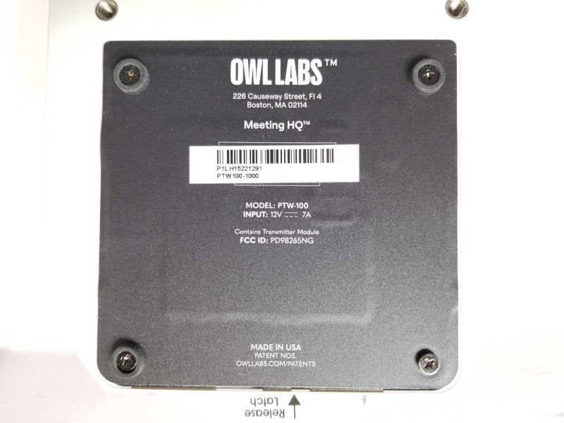 Owl Labs Meeting HQ Only, for Owl Pro In-Room Control Screen PTW-100, Read _