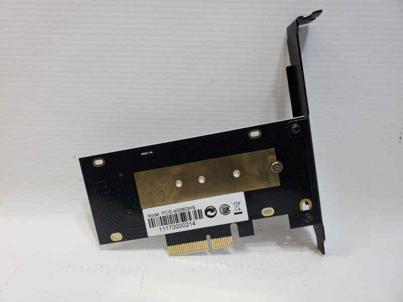 M.2 Sata to PCI-e Adapter w/ Heatsink (