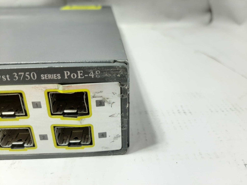 Cisco Catalyst 3750 Series PoE-48 Ethernet Switch WS-C3750-48PS-S Q$