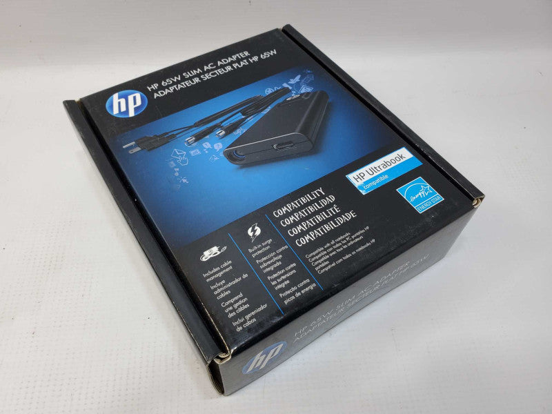 HP 65W Slim AC Adapter [Big Round Tip] Q(