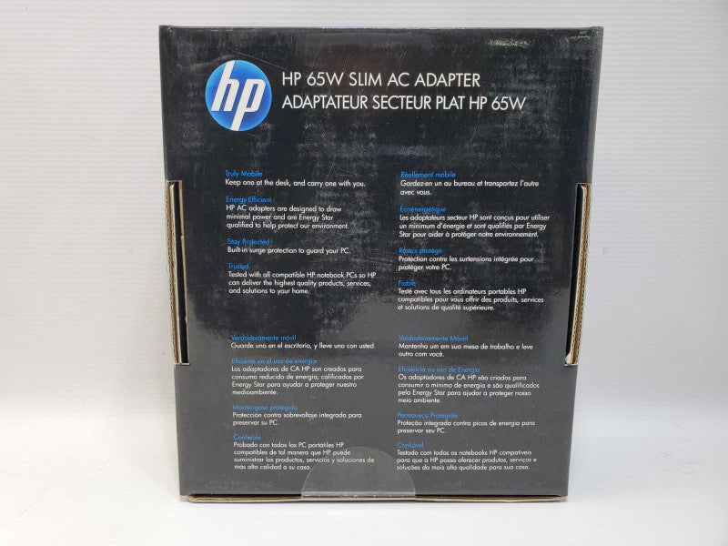 HP 65W Slim AC Adapter [Big Round Tip] Q(
