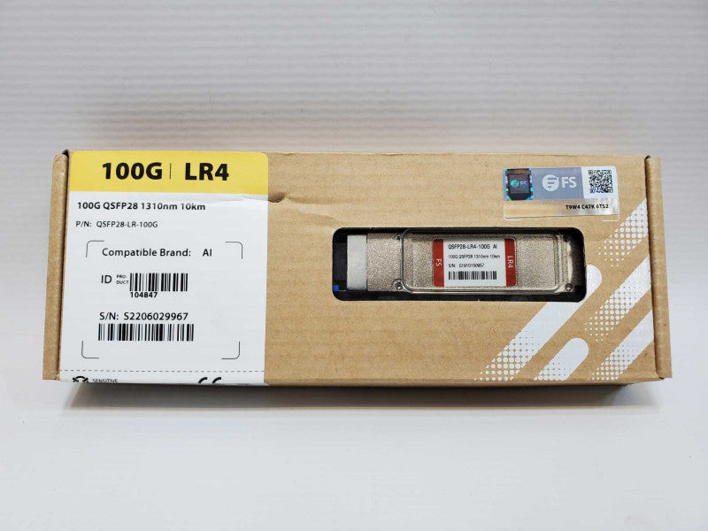 FS QSFP28 100G LR4 QSFP-100G-LR4 10Km 1310nm Q(