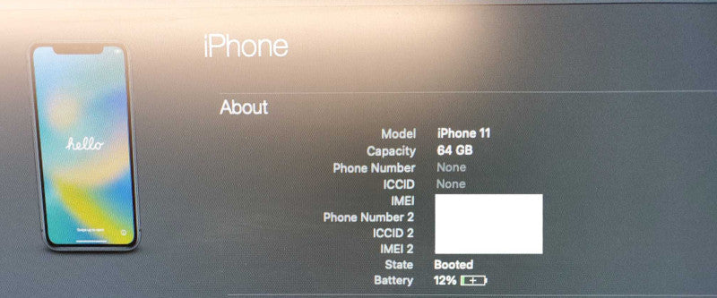 Apple iPhone 11 - 64 GB - Gray [Read] (