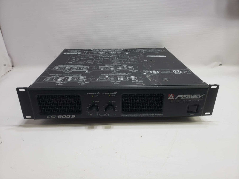 Peavey CS 800s 1200 Watt Professional Stereo Power Amplifier **READ**