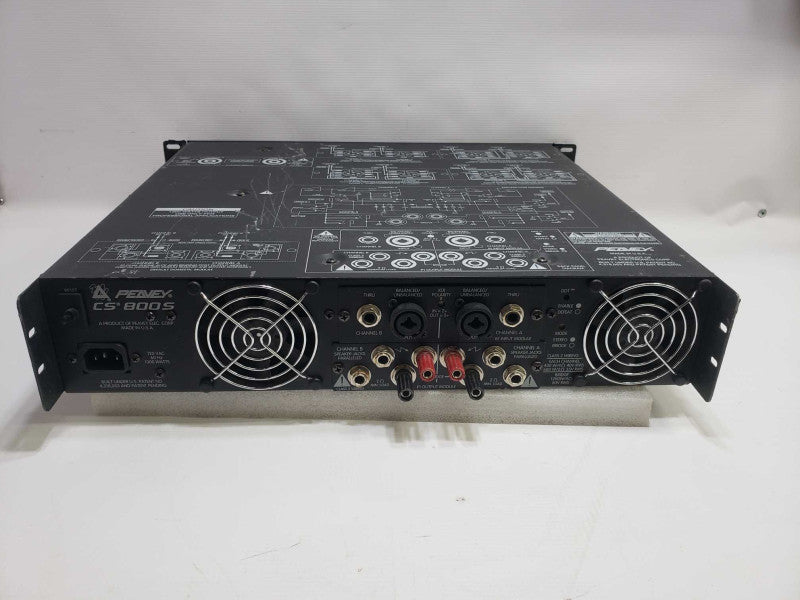 Peavey CS 800s 1200 Watt Professional Stereo Power Amplifier **READ**
