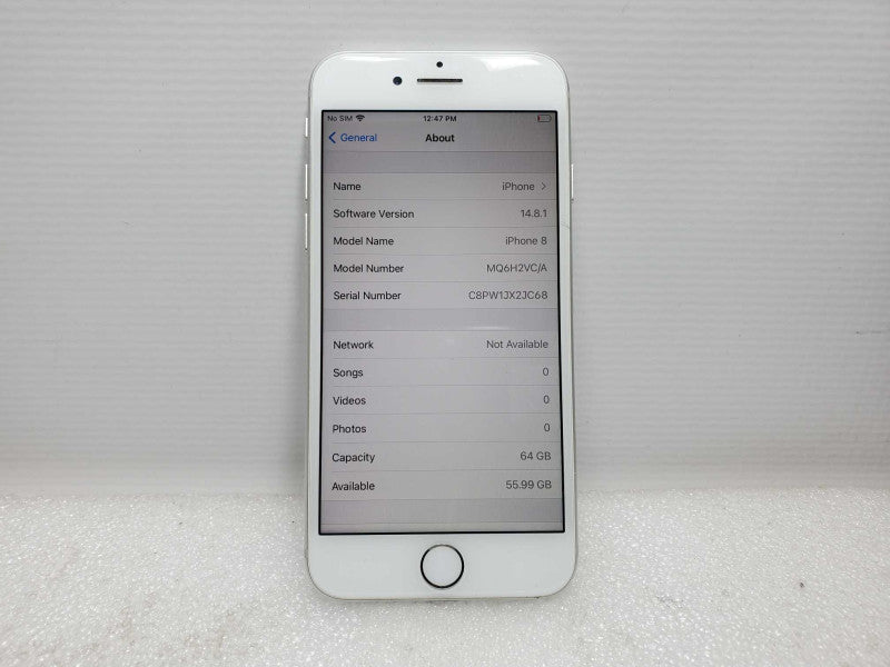 Apple iPhone 8 - 64 GB - White [Unlocked] (