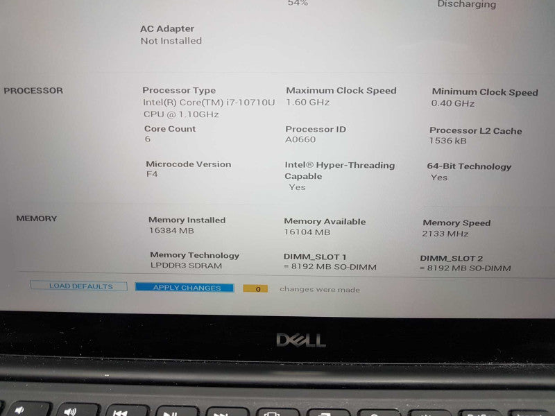 Xell XPS 13 7390 i7-10710U @ 1.10ghz / 16gb ram / 256gb SSD / 13.3\\"  #