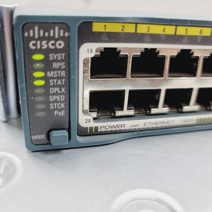 Cisco WS-C2960S-48FPS-L 48 Port PoE+ Gigabit Network Switch Q=