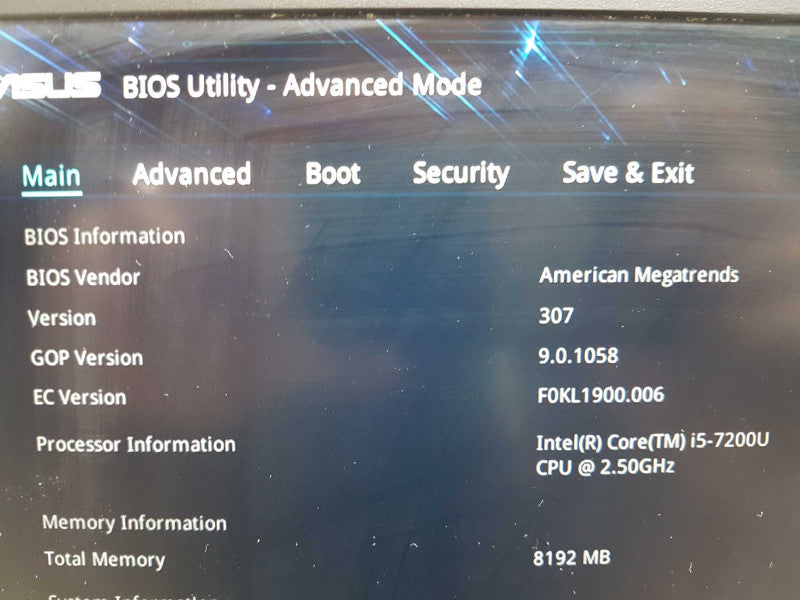 asus ZenBook UX430U i5-7200U @ 2.50ghz / 8gb ram / 256gb ssd / 13.3\\" #