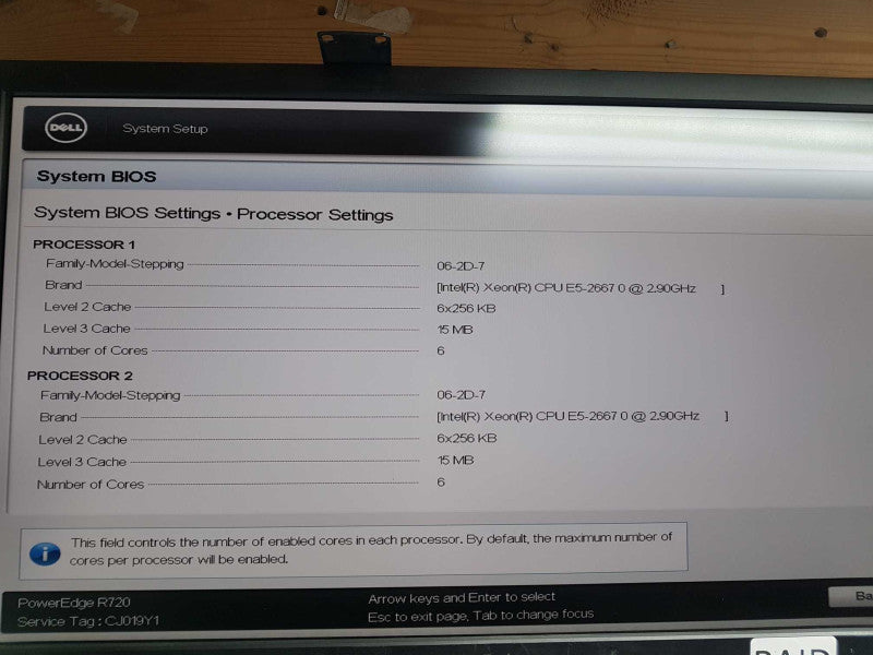 dell PowerEdge R720 2x Xeon E5-2667 @ 2.90ghz / 64gb ram / H710P Raid #