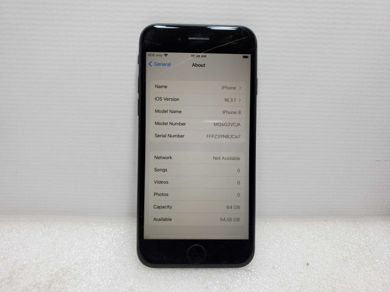 Apple iPhone 8 - 64 GB - Gray [Unlocked - Read] (