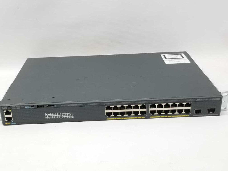 CISCO WS-C2960X-24TD-L Catalyst 2960-X Series 24 GigE 2 x 10G SFP+ Port READ* ~