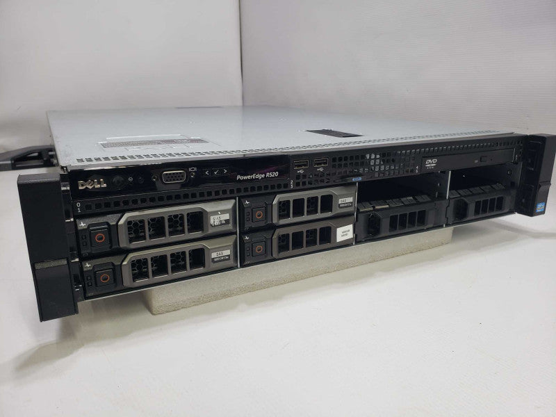 Dell PowerEdge R520 2x Xeon E5-2430 @ 2.20GHz 16 GB RAM 2x PSU H710 Mini )