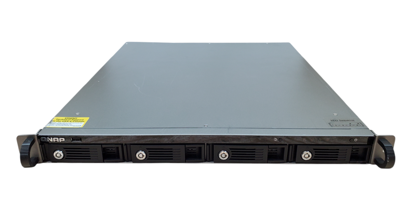 QNAP TS-420U 4x 3.5" Bay Network Attached Storage NAS w/ 4x 2TB HDD