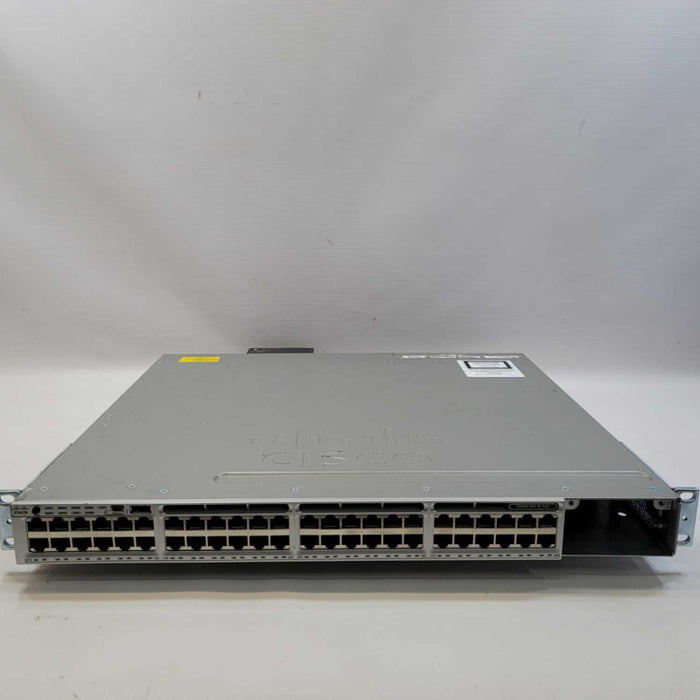 Cisco WS-C3850-48F-S 48-Port Ethernet PoE Switch with 1x1100W Power Supply Q=