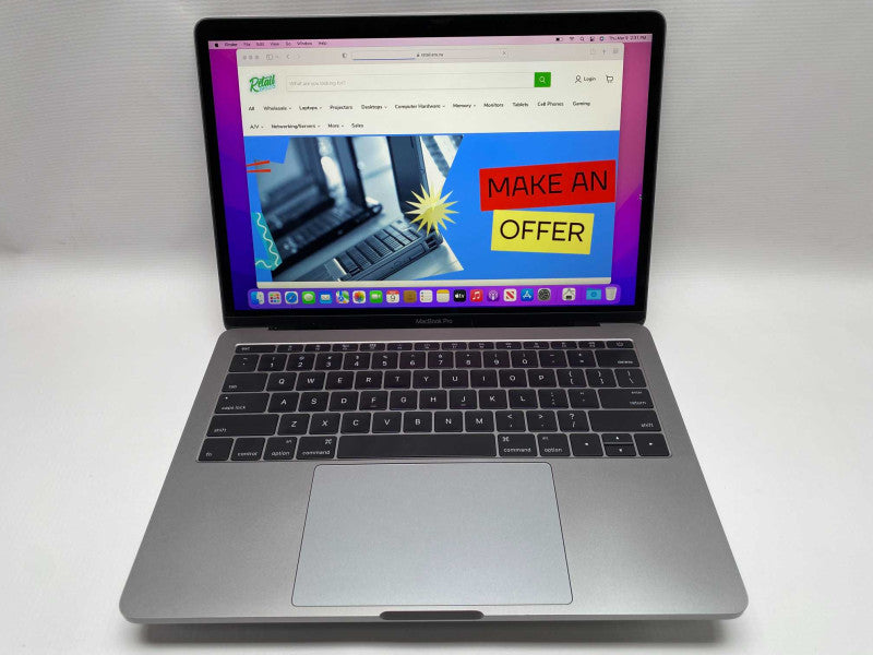 2016 MacBook Pro 13-inch with i5 CPU 8GB RAM & 250GB Storage -