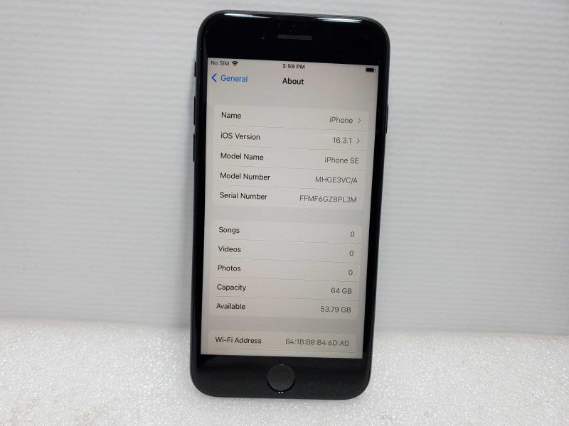 Apple iPhone SE 2nd Gen - 64 GB - Gray [Unlocked] (