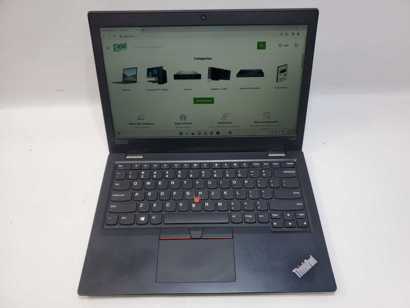 Lenovo ThinkPad L380 13.3-Inch i5-8250U 1.6GHz/8GB RAM 256GB SSD ~
