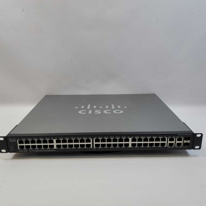 Cisco SG300-52MP 1U 52 Port PoE Gigabit Ethernet Network Managed Switch =