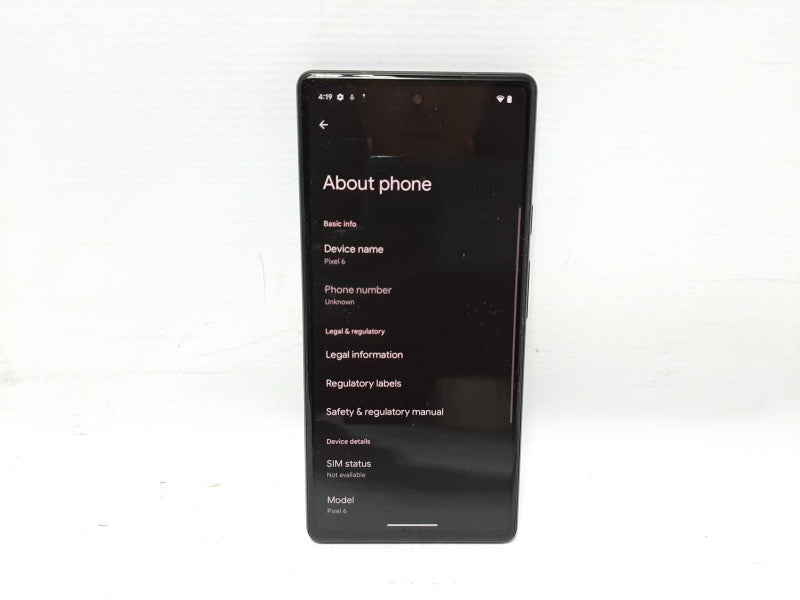 Google Pixel 6 128GB Unlock $